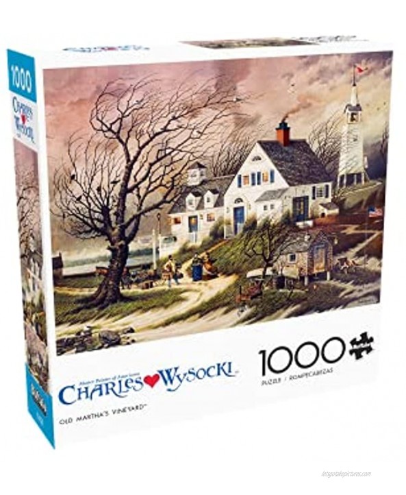 Buffalo Games Charles Wysocki Old Martha's Vineyard 1000 Piece Jigsaw Puzzle