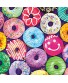 Buffalo Games Delightful Donuts 300 Large Piece Jigsaw Puzzle Multicolor 18"L X 18"W