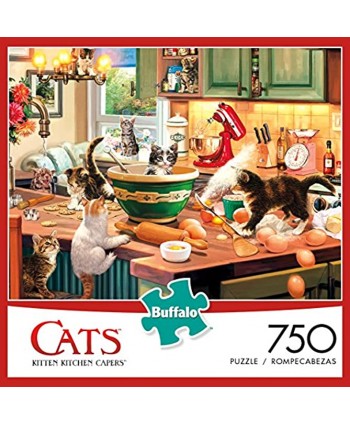 Buffalo Games Kitten Kitchen Capers 750 Piece Jigsaw Puzzle