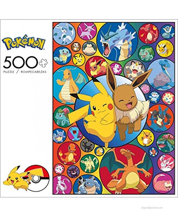 Buffalo Games Pokémon Bubble 500 Piece Jigsaw Puzzle