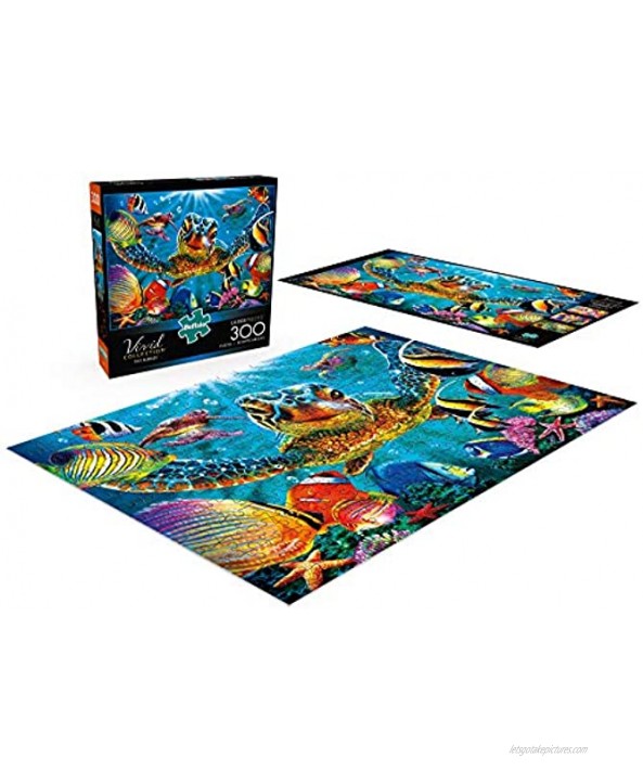 Buffalo Games Vivid Collection Tiny Bubbles 300 Large Piece Jigsaw Puzzle