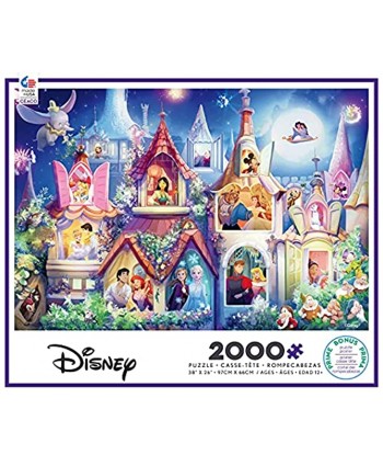 Ceaco 2000 Piece Disney Pixar Disney Princess Castle Jigsaw Puzzle Kids and Adults