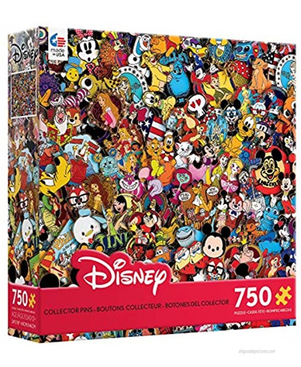 Ceaco 750 Piece Disney Collection Photo Magic Pins Jigsaw Puzzle Kids and Adults