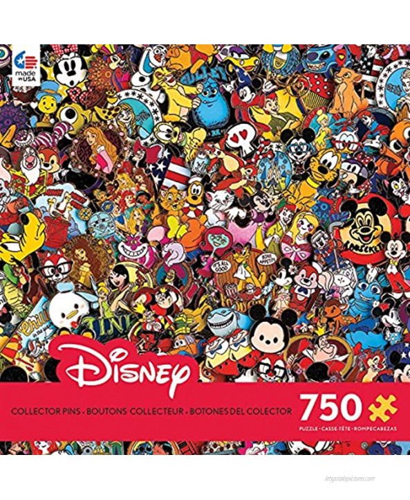 Ceaco 750 Piece Disney Collection Photo Magic Pins Jigsaw Puzzle Kids and Adults