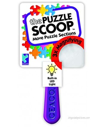 Ceaco The Puzzle Scoop – A Lifting Moving Illuminating and Magnifying Puzzle Accessory for All puzzlers