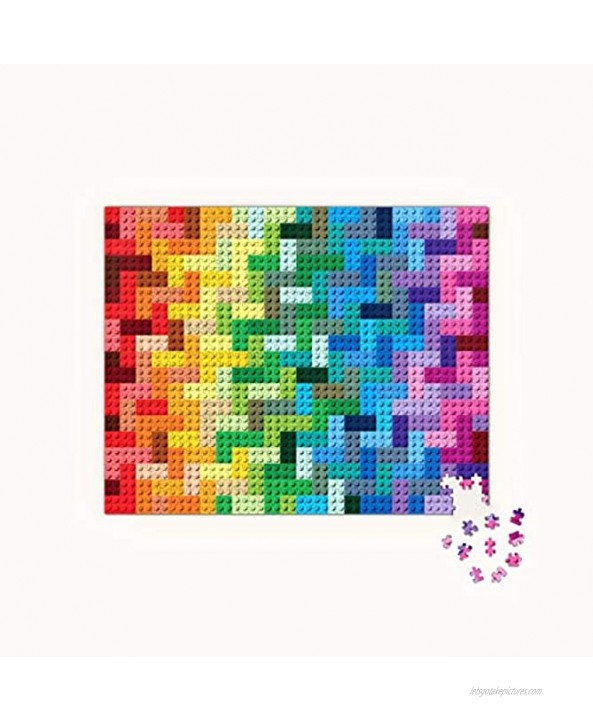Chronicle Books Lego Rainbow Bricks 1000 Piece Jigsaw Puzzle