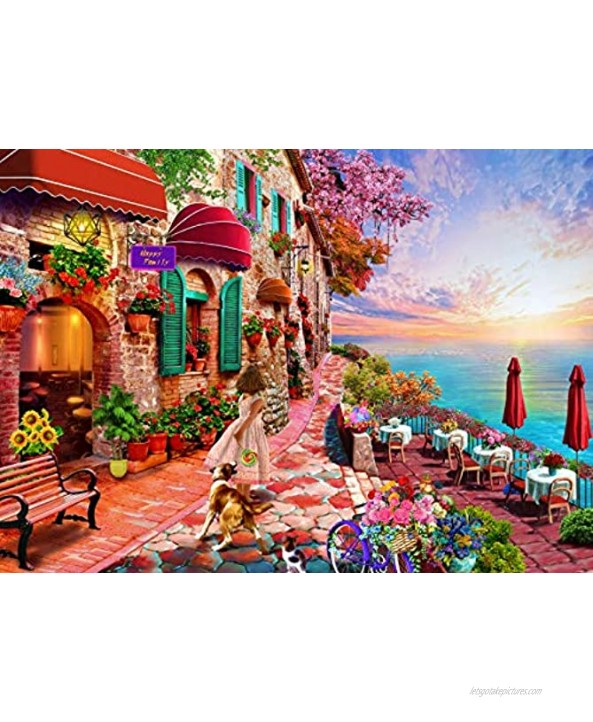 HUADADA Puzzles for Adults 1000 Piece Puzzles Adult Jigsaw Puzzle 1000 Piece Puzzle for Adults Morning Blossom Puzzle