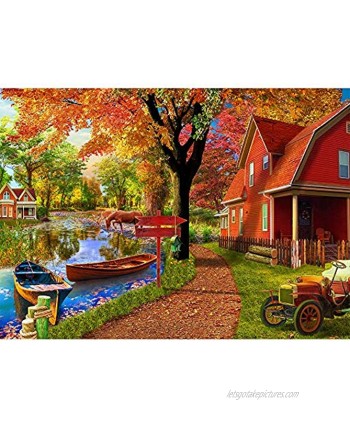 Jigsaw Puzzles for Adults 1000 Piece Puzzle for Adults 1000 Pieces Puzzle 1000 Pieces-Autumn Village