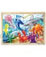 Melissa & Doug Under the Sea Ocean Animals Wooden Jigsaw Puzzle With Storage Tray 24 pcs