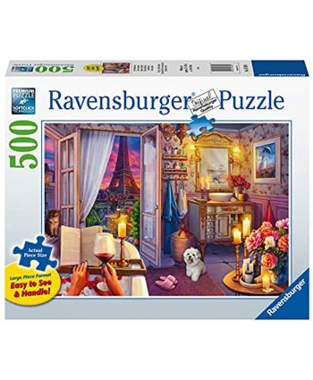 Ravensburger 16789 Cozy Bathroom 500 PC Puzzles Large Format for Adults – Every Piece is Unique Softclick Technology Means Pieces Fit Together Perfectly