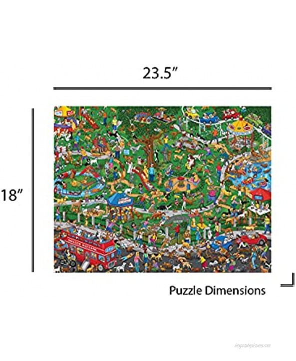 Springbok 500 Piece Jigsaw Puzzle The Dog Park