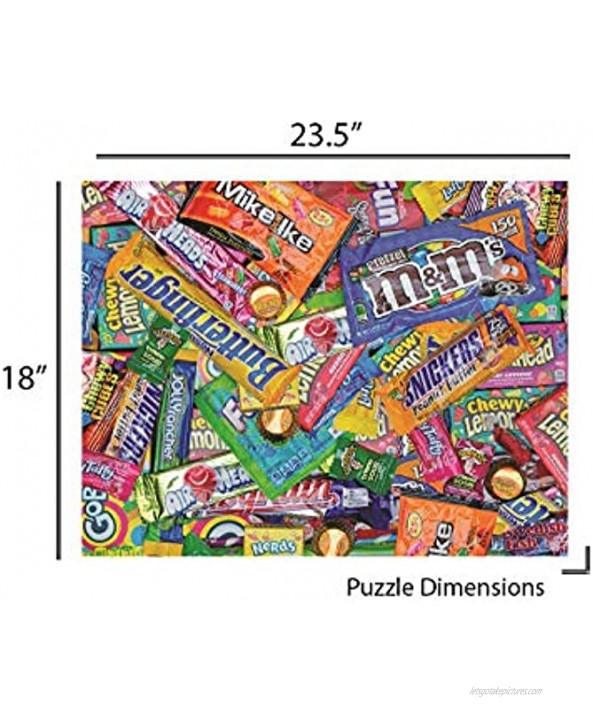 Springbok's 500 Piece Jigsaw Puzzle Sweet Tooth Multi