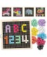 Coogam Wooden Mosaic Puzzle 370PCS Shape Pattern Blocks with 8 Colors Pixel Board Game STEM Montessori Toys Gift for Toddlers Kids Boys Girls Ages 4 5 6 7 Years Old