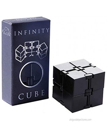 Infinity Cube Fidget Toy Sensory Tool EDC Fidgeting Game for Kids and Adults Cool Mini Gadget Best for Stress and Anxiety Relief and Kill Time Unique Idea that is Light on the Fingers and Hands