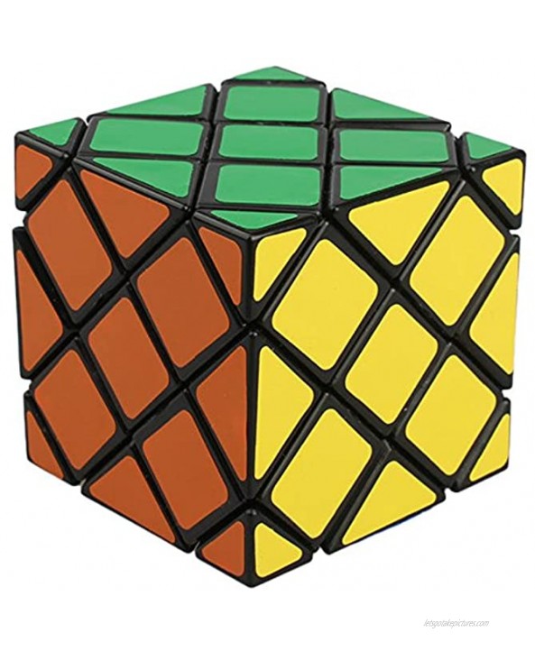 Willking Master Square Puzzle Magic Cube Twisty Toy Gift Irregular Brain Tester Black