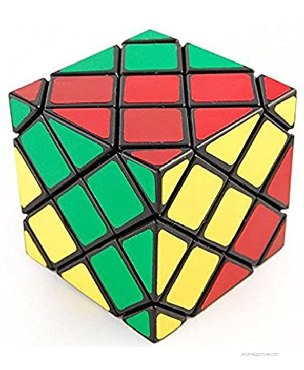 Willking Master Square Puzzle Magic Cube Twisty Toy Gift Irregular Brain Tester Black