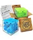 2 Pack Money Puzzle Gift Boxes | Two Cool Cube Shaped Puzzle Money Holder Maze | Challenging and Unique Puzzle Box Money Maze for Cash and Mini Maze Cards by aGreatLife