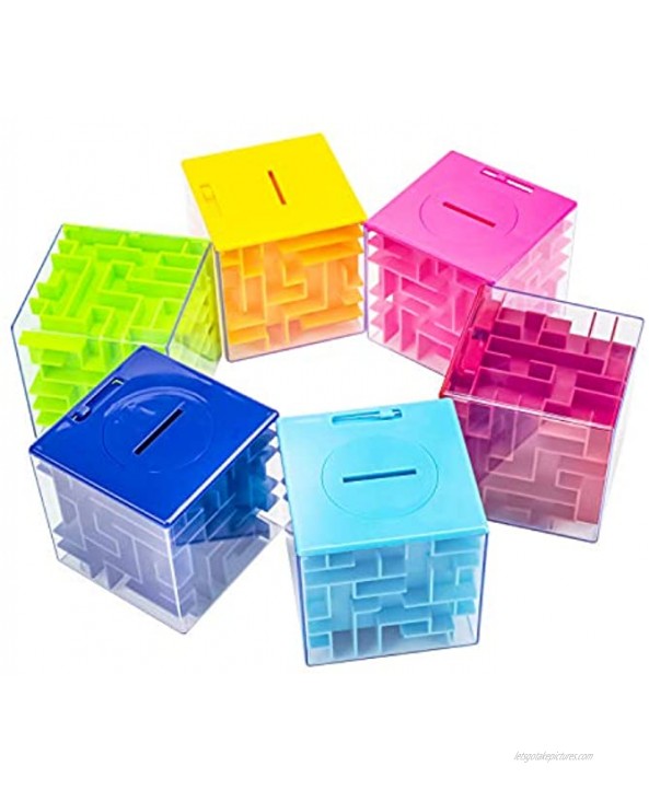 6 Pack Money Maze Puzzle Gift Boxes A Fun Unique Way to Give Gifts for People You Love Great for Kids and Adults