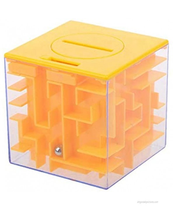 Arology 3 Pack Money Maze Puzzle Box Money Holder Great Gift Brain Teaser Games for All Ages Coin Collection Cube Saving Bank Cases