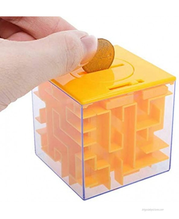 Arology 3 Pack Money Maze Puzzle Box Money Holder Great Gift Brain Teaser Games for All Ages Coin Collection Cube Saving Bank Cases