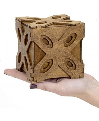 Bits and Pieces Butterfly Moving Puzzle Box Wooden Trick Gift Box for Adults