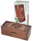 Bits and Pieces Stash Your Cash Secret Puzzle Box Brainteaser Wooden Secret Compartment Brain Game for Adults