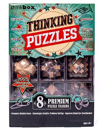 BoxThink Great Brain Challenge 8-Pack ~ Games for Adults & Kids
