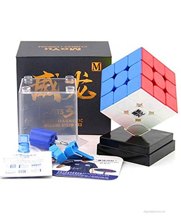 CuberSpeed MoYu WeiLong GTS3 M 3x3 stickerless Speed Cube Magnetic MoYu WeiLong GTS V3 M Color 3x3x3 Speed Cube Puzzle