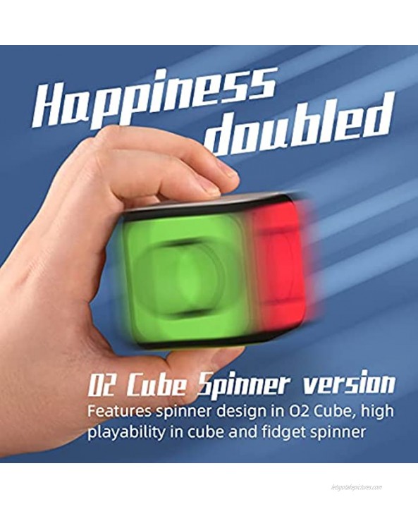 Cuberspeed Qiyi 1x1x1 Speed Cube 02 Black 1x1 Magic Cube Puzzle QiYi O2 Cube Fidget Spinner