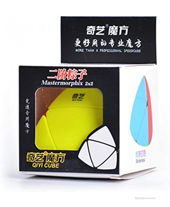 Cuberspeed qiyi 2x2 Mastermorphix Stickerless Magic Cube Qiyi Pyramorphix Stickerless Speed Cube Puzzle
