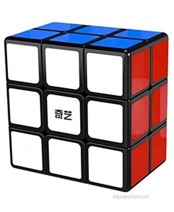 cuberspeed Qiyi 3x3x2 Black Cuboid Speed Cube Qiyi 332 Tower Shaped Puzzle
