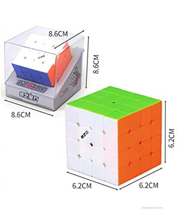 CuberSpeed QiYi MS 4x4 Magnetic stickerless Speed Cube Qiyi Mofangge M 4x4x4 Cube