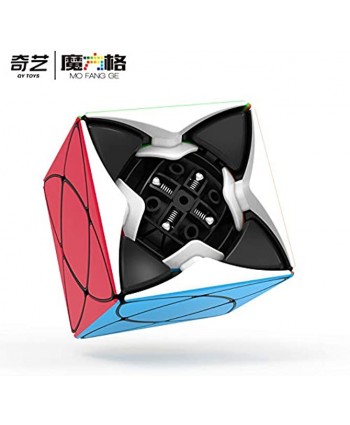 Cuberspeed Qiyi Super Ivy Cube stickereless Skewb Cube Puzzles Eitan Ivy Leaf Cube