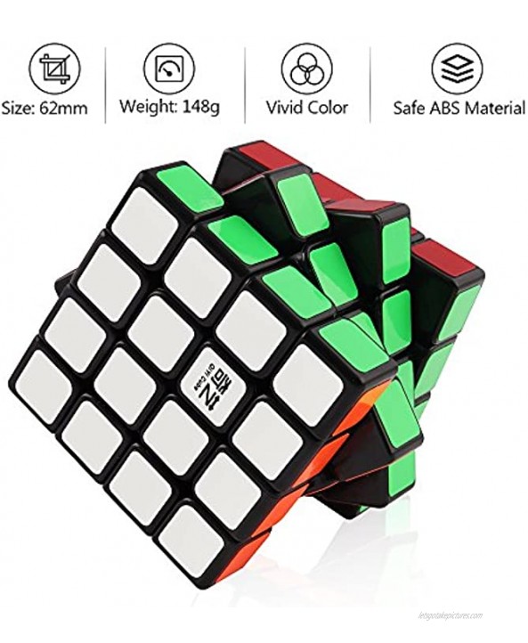 D-FantiX Qiyi Qiyuan W 4x4 Speed Cube 4x4x4 Magic Cube Puzzle Toys for Kids