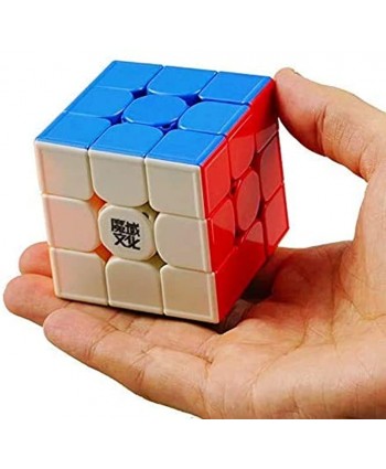 Elloapic MoYu WeiLong GTS 3 GTS3 Magic Cube 3x3x3 Puzzle Speed Stickerless + One Cube Bag and one Stand