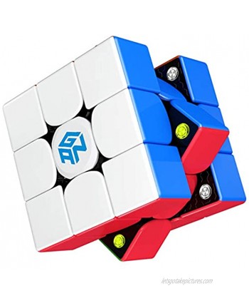 Gan 356 M Speed Cube 3x3 Magnetic Magic Cube Lite Version 3x3x3 Gans 356M Puzzle Cube Toy Gift for Kids Children Adults Lightweight Stickerless