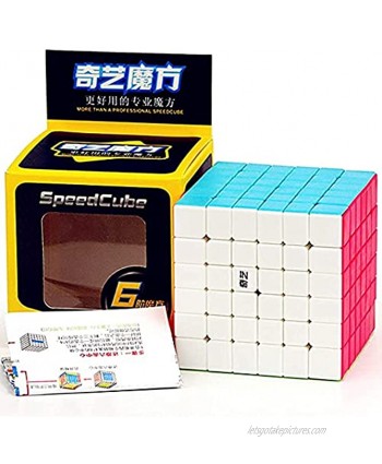 LiangCuber Qiyi 6x6 Speed Cube Stickerless Qiyi QiFan S Magic Cube 6x6x6 Puzzle Cubes Toy