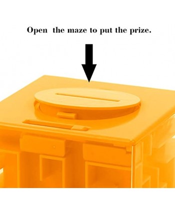 Money Maze Puzzle Box Twister.CK Money Holder Puzzle for Kids and Adults Birthday Orange