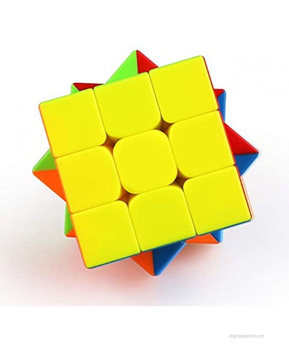 Qiyi Warrior S Speed Cube 3x3-Qiyi Warrior W Updated Version- Stickerless Magic Cube 3x3x3 Puzzles Toys The Most Educational Toy to Effectively Improve Children's Concentration and responsiveness.