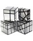 RainbowBox Mirror Cube Set Magic Cube Bundle of 1×3×3 Floppy Cube 2×2 Magic Cube 3×3 Windmill Cube and 3×3 Mirror Cube Learning Educational Puzzles Toys 4 Pack