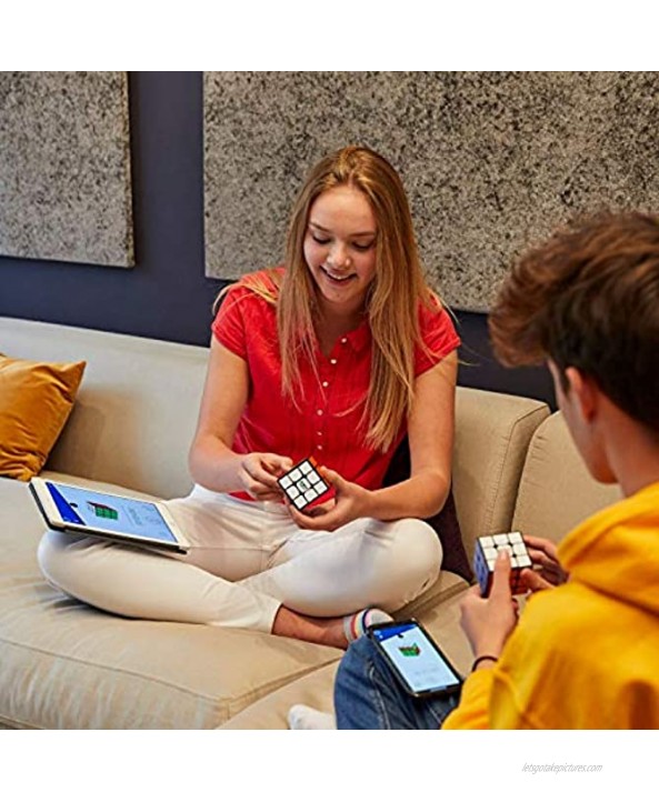 Rubik’s Connected The Connected Electronic Rubik’s Cube That Allows You to Compete with Friends & Cubers Across The Globe. App-Enabled STEM Puzzle That Fits All Ages and Capabilities