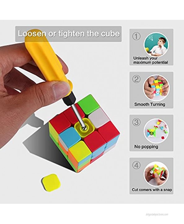 Speed Cube: Roxenda Profession 3x3x3 Speed Cube Fast Smooth Turning Solid Durable & Stickerless Frosted Best 3D Puzzle Magic Toy Turns Quicker Than Original