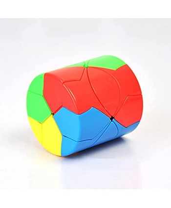 SUN-WAY 3x3 Barrel Cube 3x3 Cylinder Speed Cube Stickerless 3x3 Cylinder Cube 3x3 Round Column Magic Cube Puzzle Toys Colorful