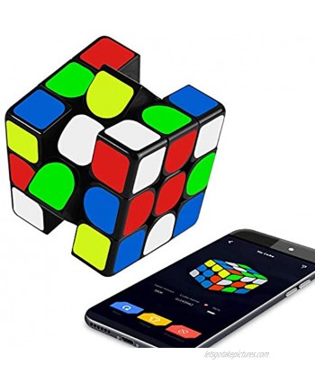 Vdealen Electronic Bluetooth 3x3 Magnetic Speed Cube App Enabled Smart Puzzle Cube- Real Time Intelligent Tracking Magic Cube Toy