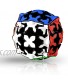Willking Gear Sphere 3x3x3 Magic Cube Ball Speed Cubo Puzzle Educational Toy