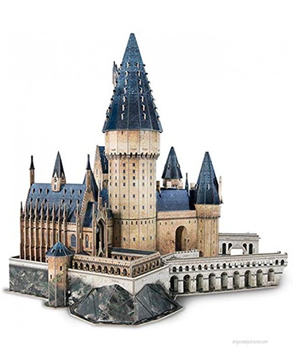 4D Cityscape Harry Potter Great Hall Paper 3D Puzzle Standard Multicolored