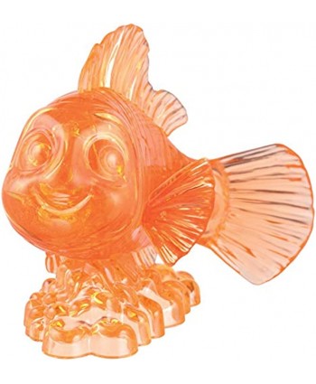 Bepuzzled Original 3D Crystal Jigsaw Puzzle Finding Nemo Disney Clown Fish Brain Teaser Fun Decoration for Kids Age 12 and Up 34 Pieces Level 1 31027