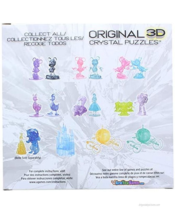 Bepuzzled Sven The Reindeer Frozen Deluxe Original 3D Deluxe Licensed Crystal Puzzle Fun Yet challenging Brain Teaser That Will Test Your Skills and Imagination for Ages 12+