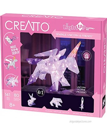 Creatto: Sparkle Unicorn & Friends Light-Up Craft Puzzle from Thames & Kosmos