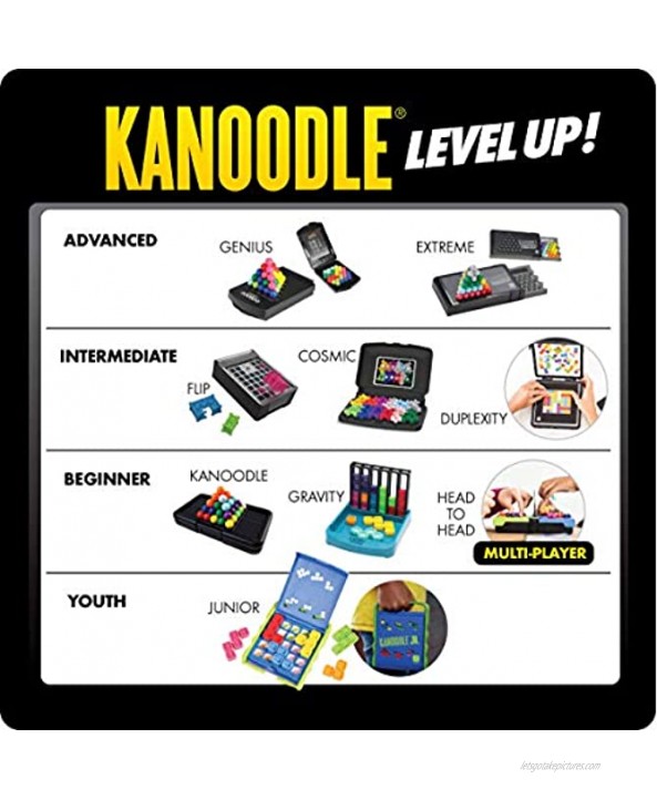 Educational Insights Kanoodle Genius Puzzle Game for Adults Teens & Kids 3-D Puzzle Game Over 200 Challenges Indoor Recess Game Ages 8+